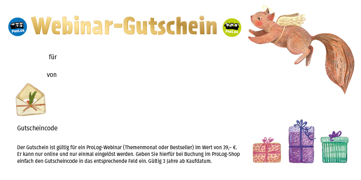 Gutschein für ein Webinar bei ProLog
