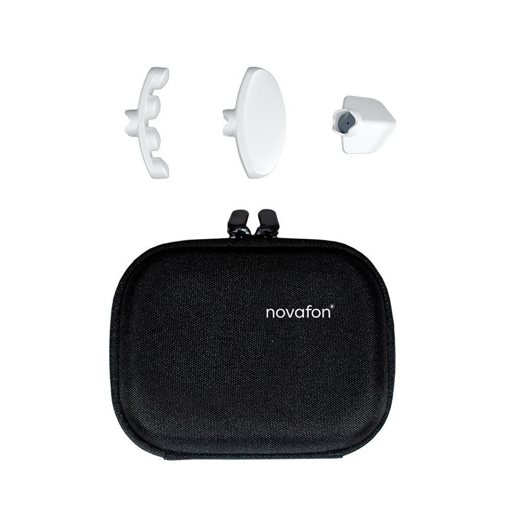 novafon Faszien-Set max | weiß inkl. Transport Case mini