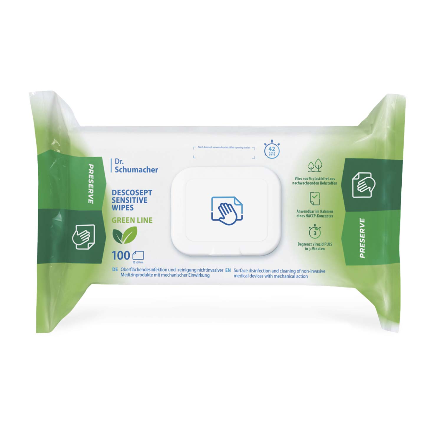 DESCOSEPT SENSITIVE WIPES 100er Flowpack
