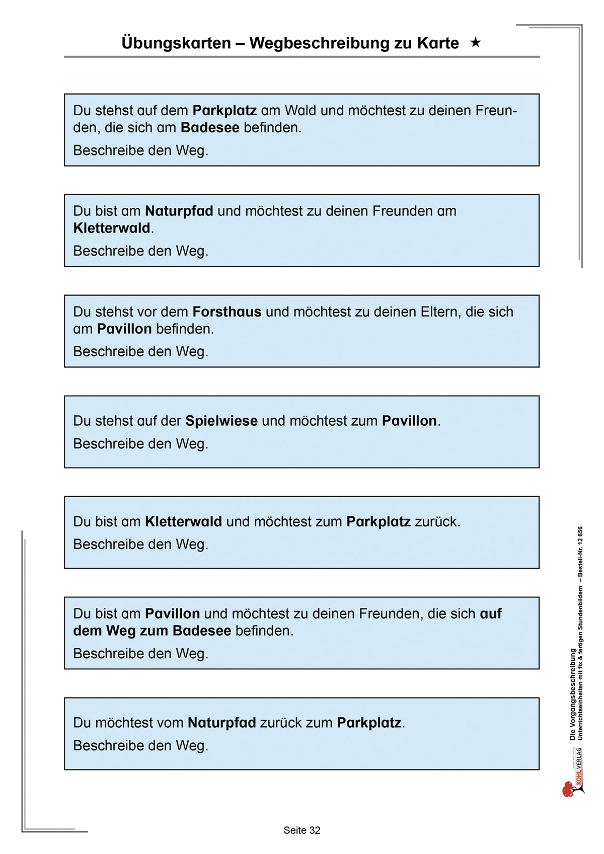 Die Vorgangsbeschreibung