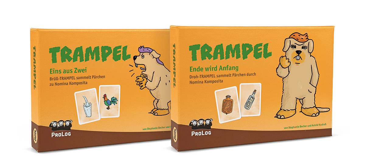 TRAMPEL-Spiele zum Wortschatz im 2er-Paket