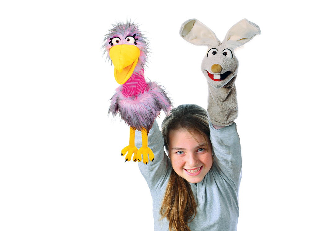 Madame Quassel-Schlamassel - Handpuppe
