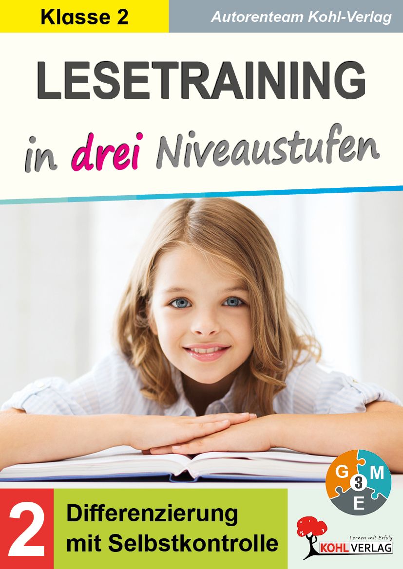 Lesetraining in drei Niveaustufen, Klasse 2