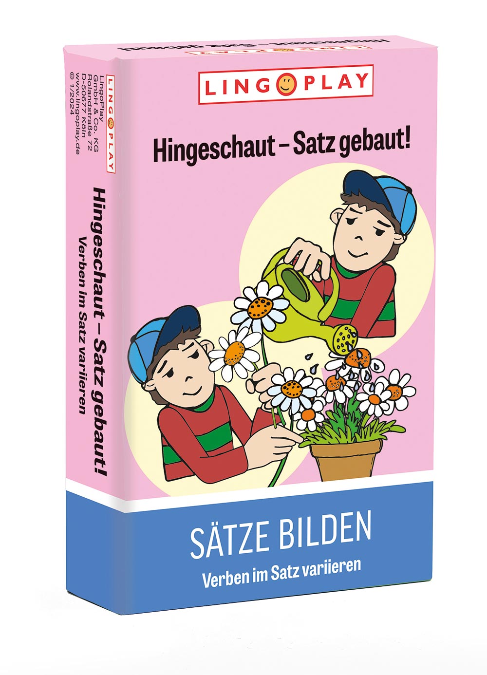 Hingeschaut – Satz gebaut! Verben im Satz variieren