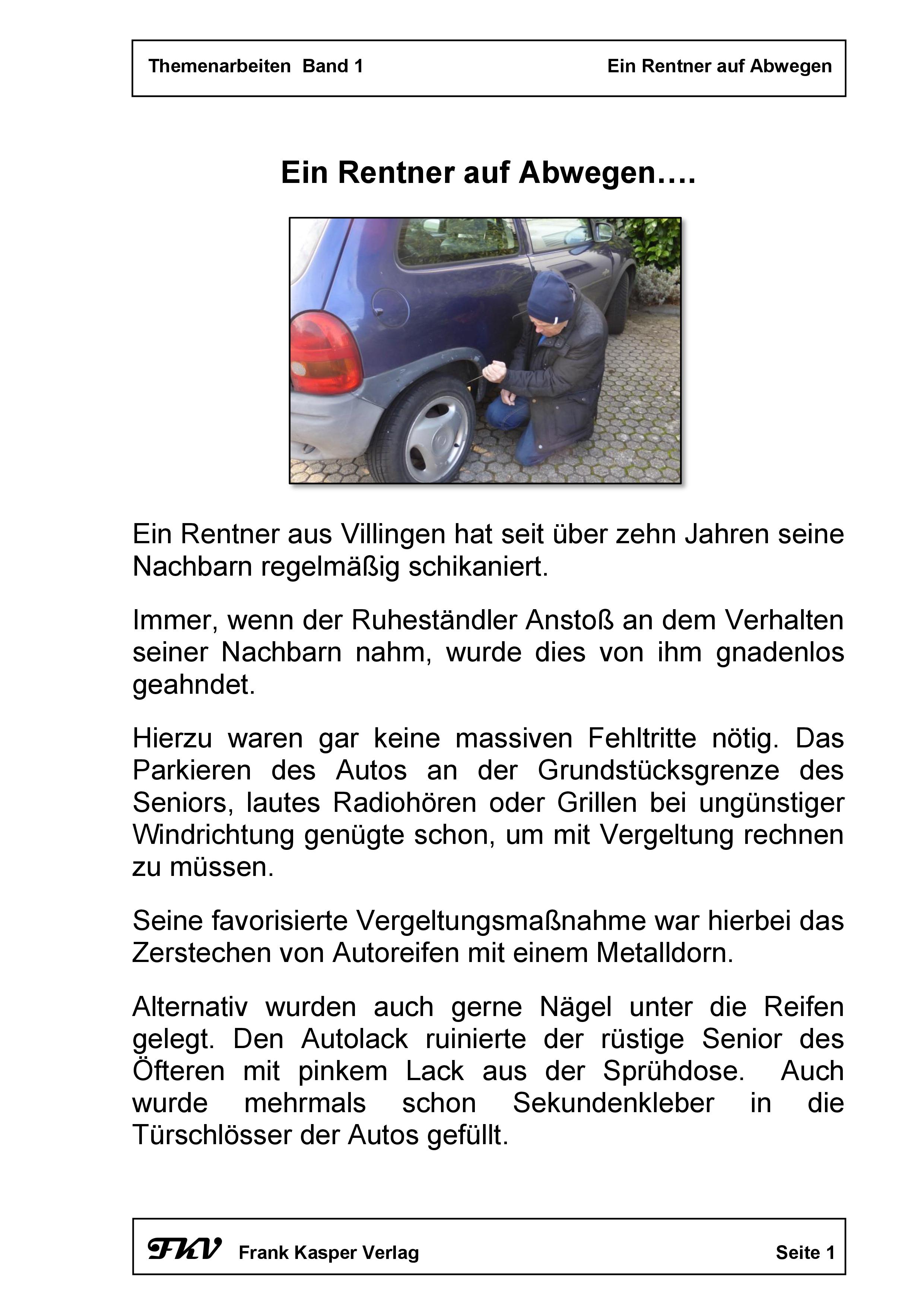 Themenarbeiten Bd. 1
