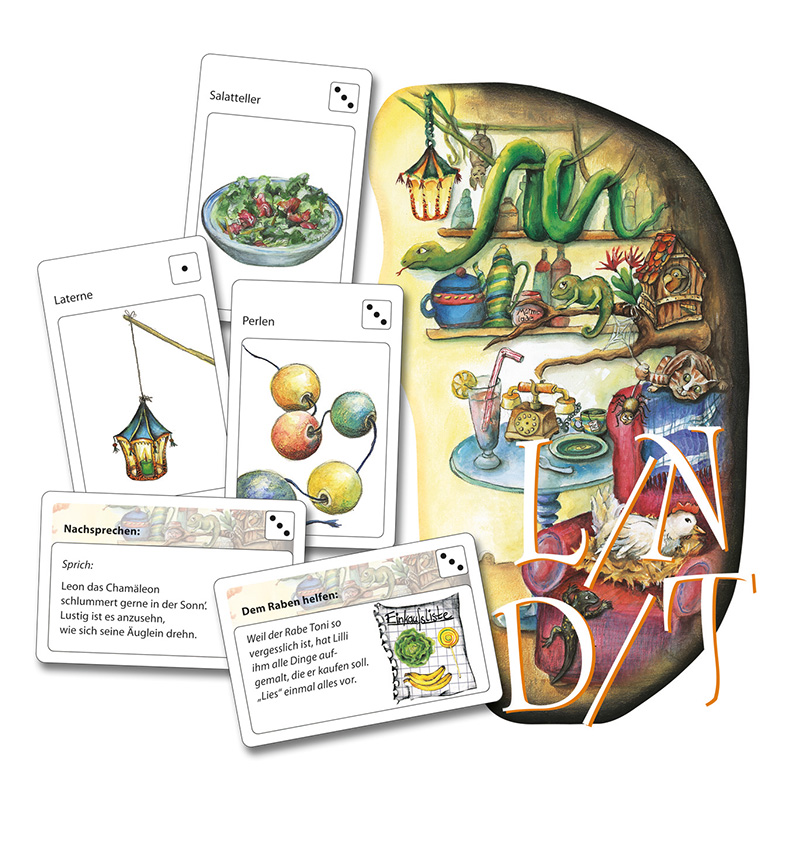LAUTer Hexerei Spielsatz L/N/T/D (Alveolarlaute)