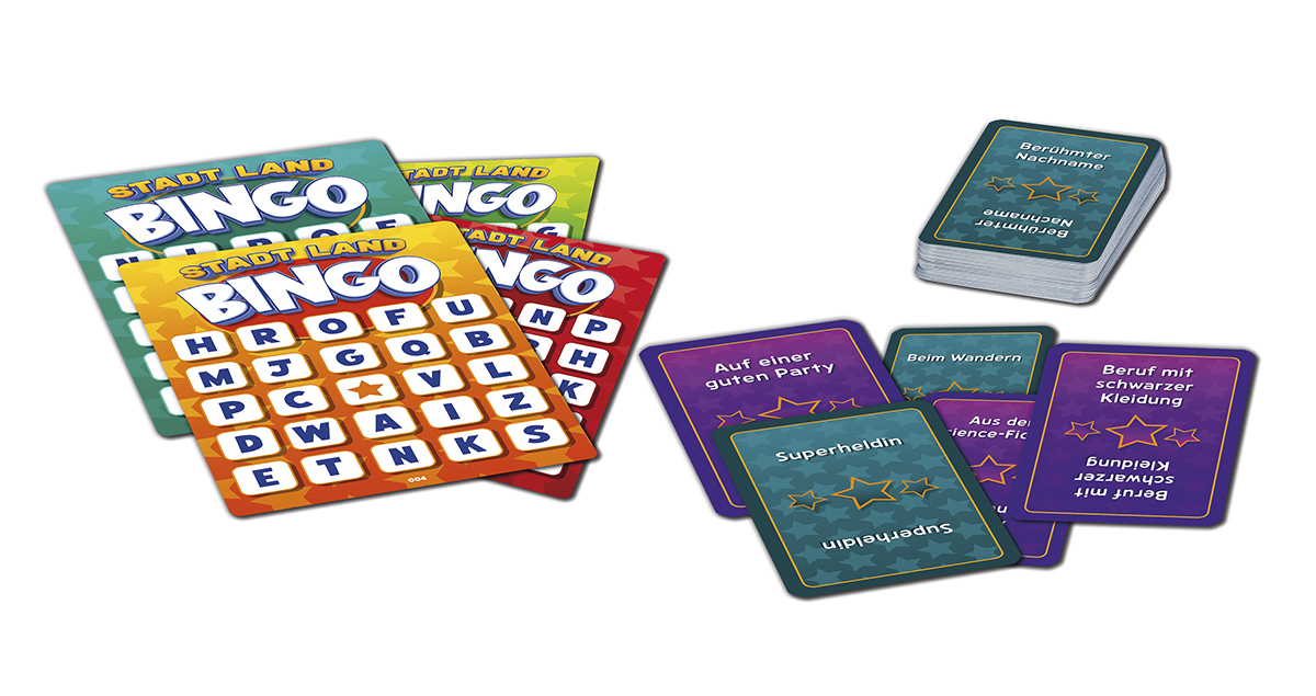 Stadt Land Bingo