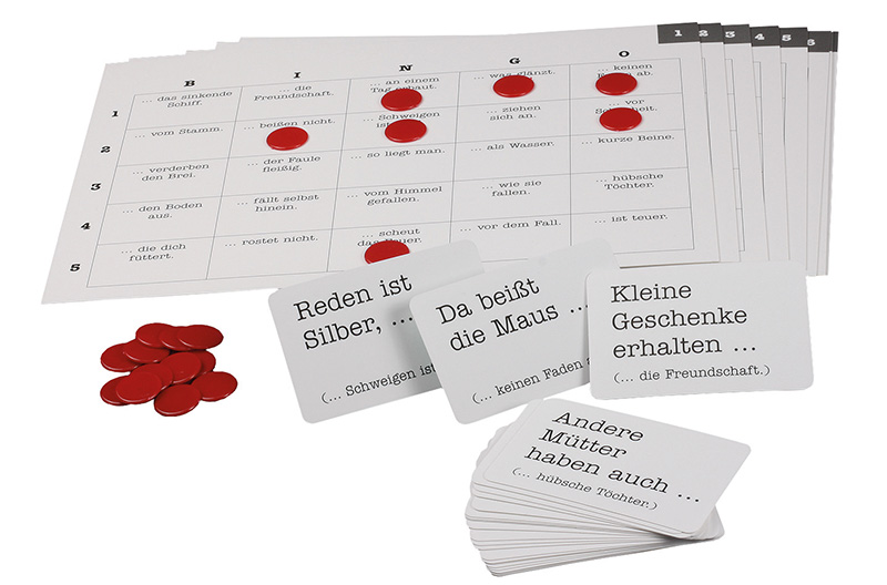 Sprichwort-Bingo