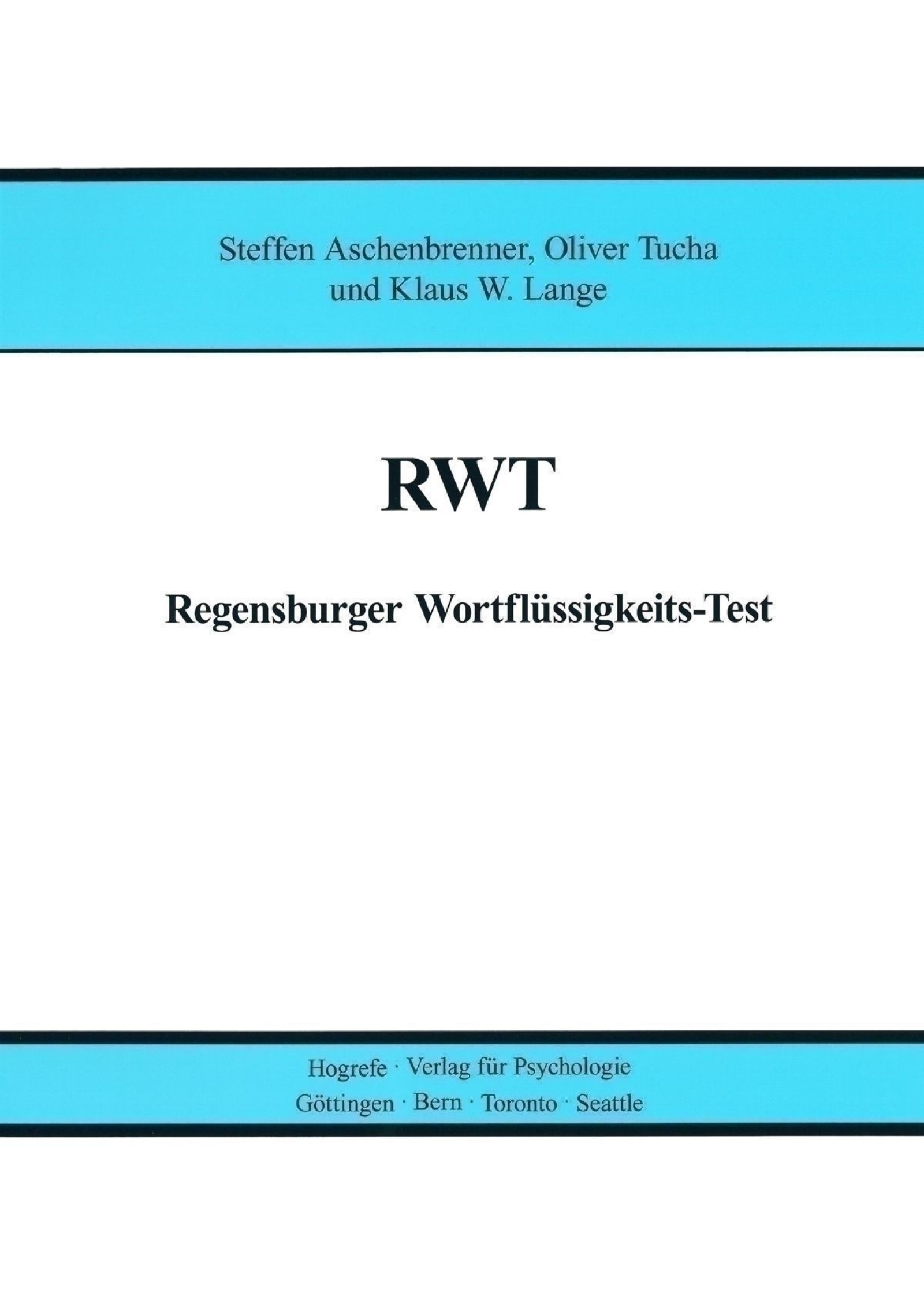 RWT Regensburger Wortflüssigkeits-Test