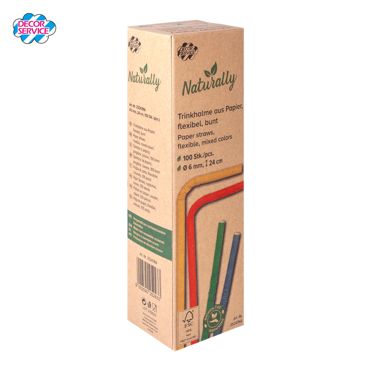 Trinkhalme aus Papier