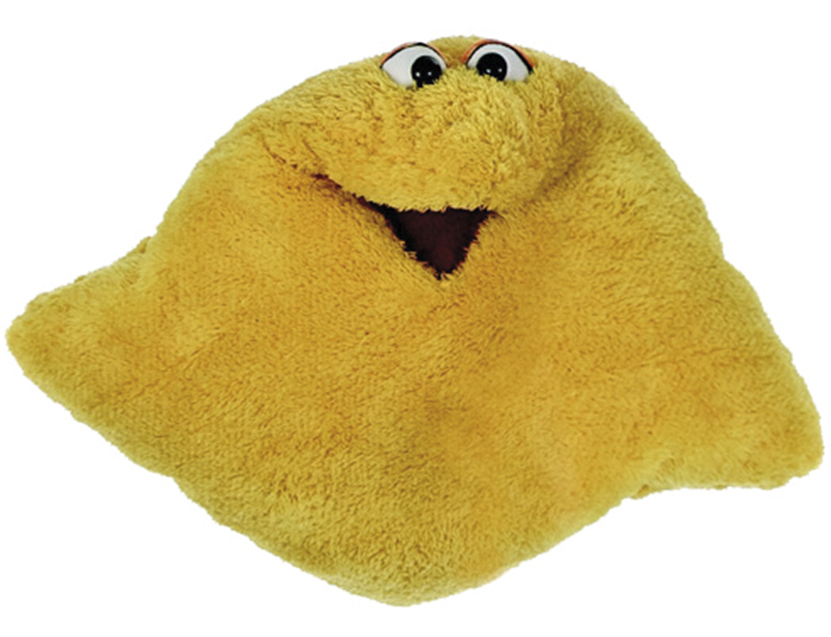 Wunschtraumkuschelmuschelkissen (gelb)
