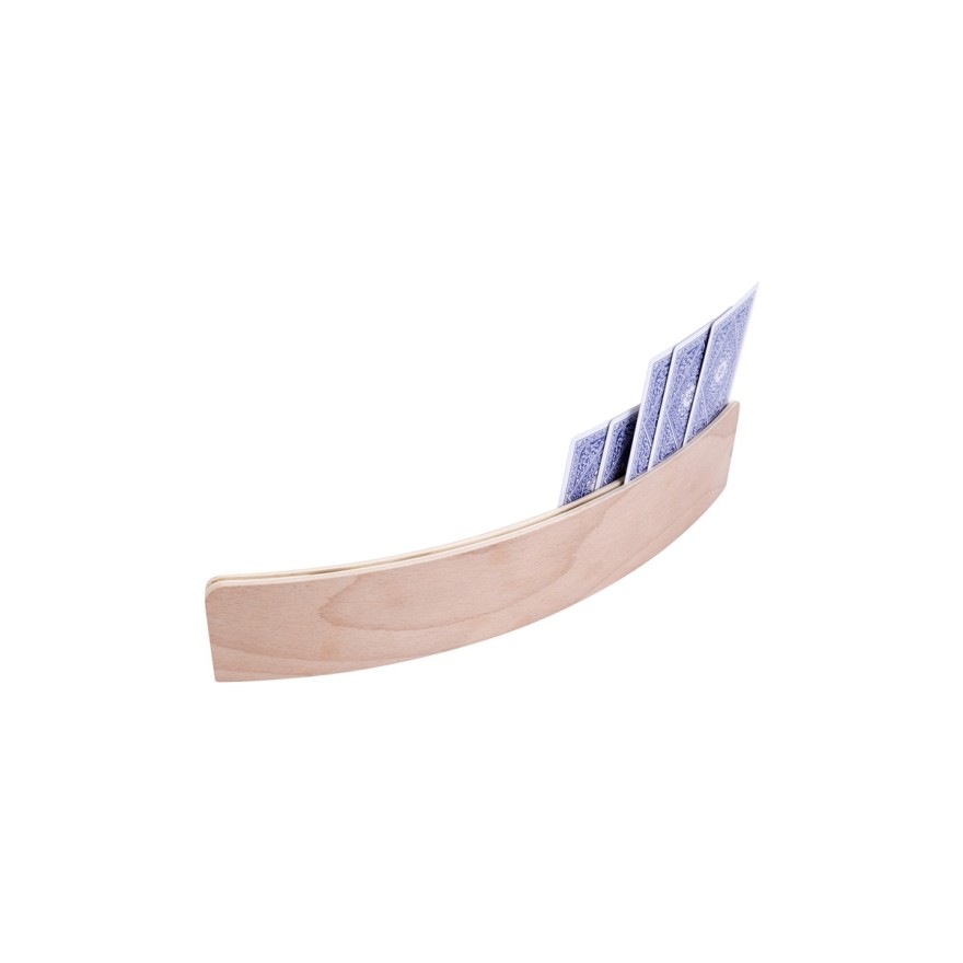 Kartenhalter - zweistufig aus Holz