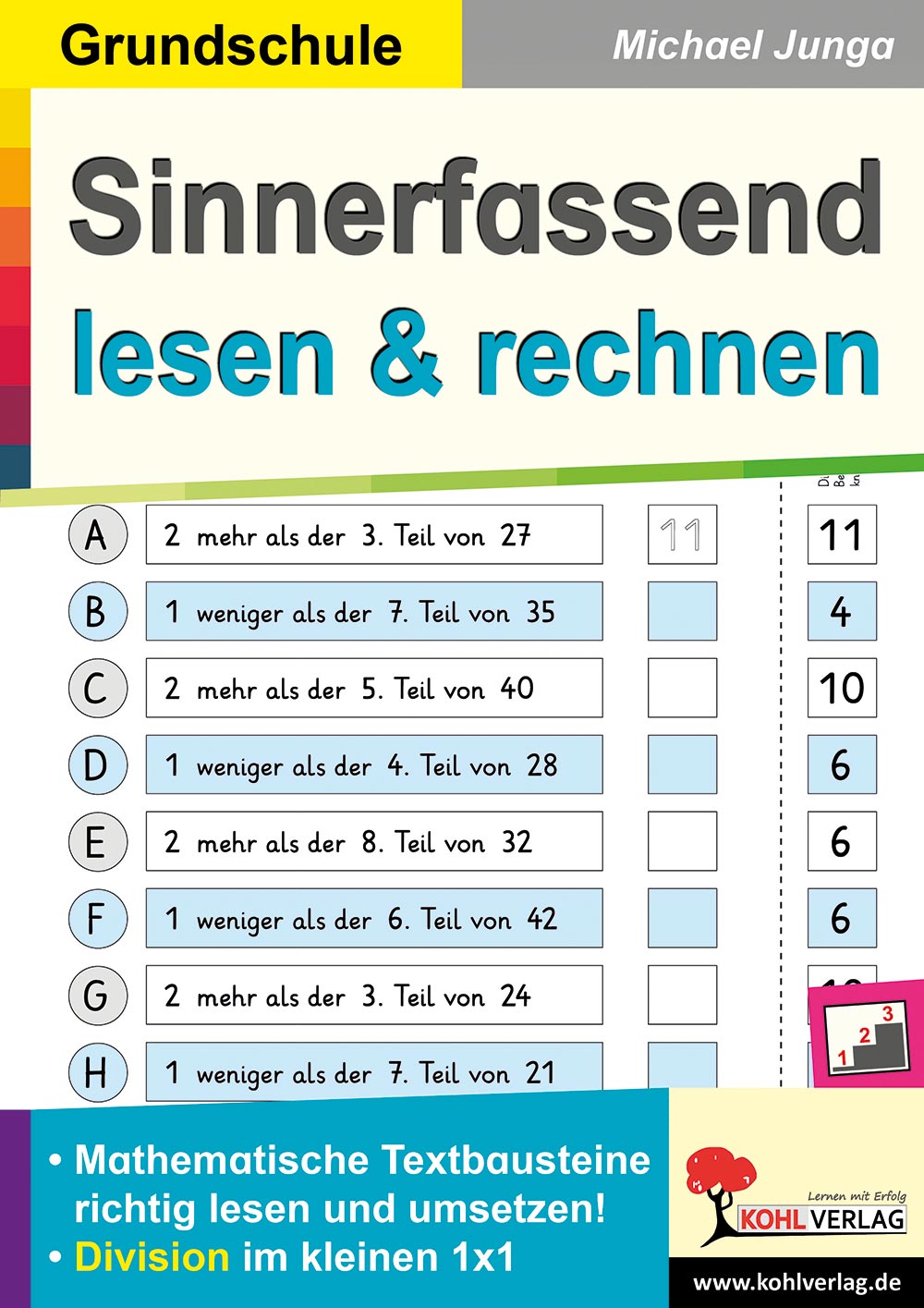 Sinnerfassend lesen & rechnen - Division im kleinen 1x1