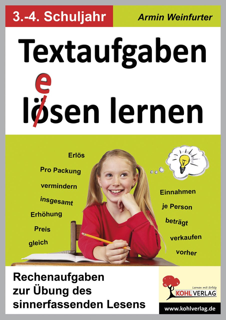 Textaufgaben lesen lernen / Klasse 3-4