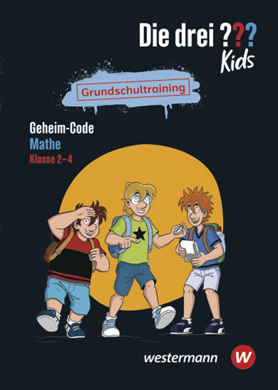 Die drei ??? Kids – Grundschultraining Geheim-Code Mathe 2–4