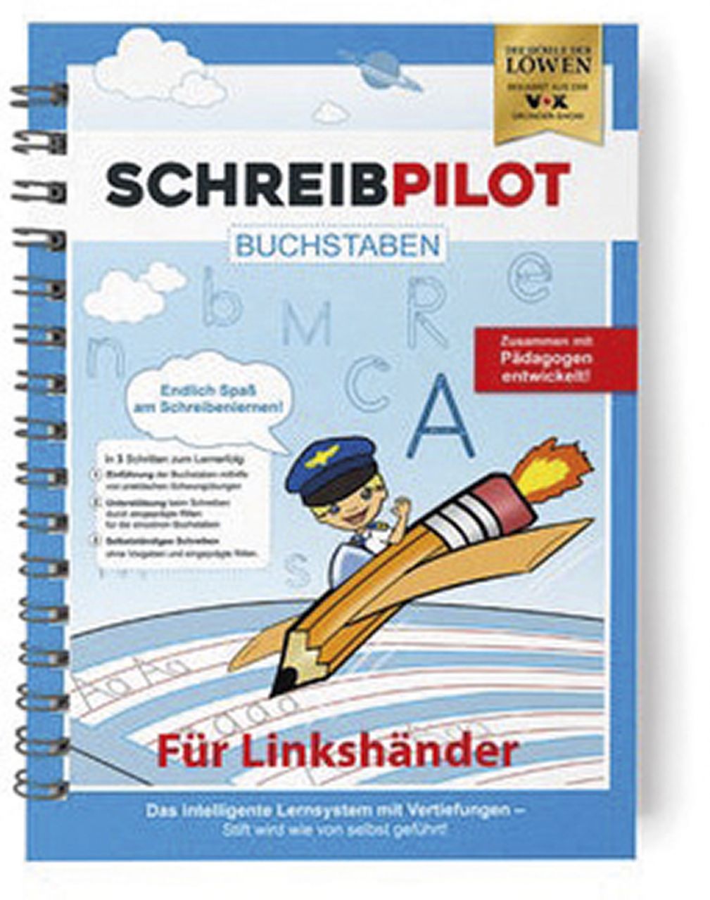 Schreibpilot: Buchstaben-Heft für Linkshänder